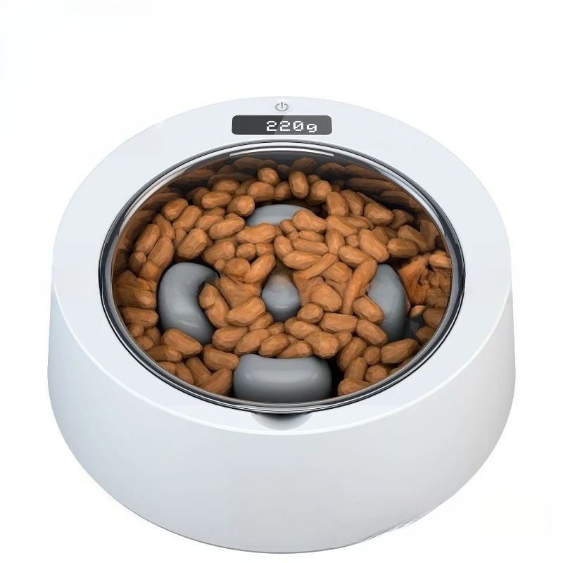 

Dog Bowl, Anti-choking Slow Food Bowl, Smart Pet Weighing Feeder
