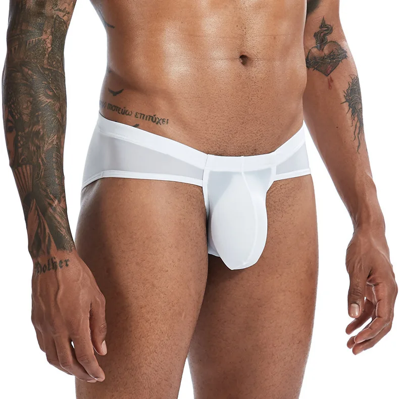 Youth Fashion U Convex Pouch Briefs for Men 3D Bottom Shorts Panties Soft Smooth Boys U Convex Pouch Underwear Breathable Trunks