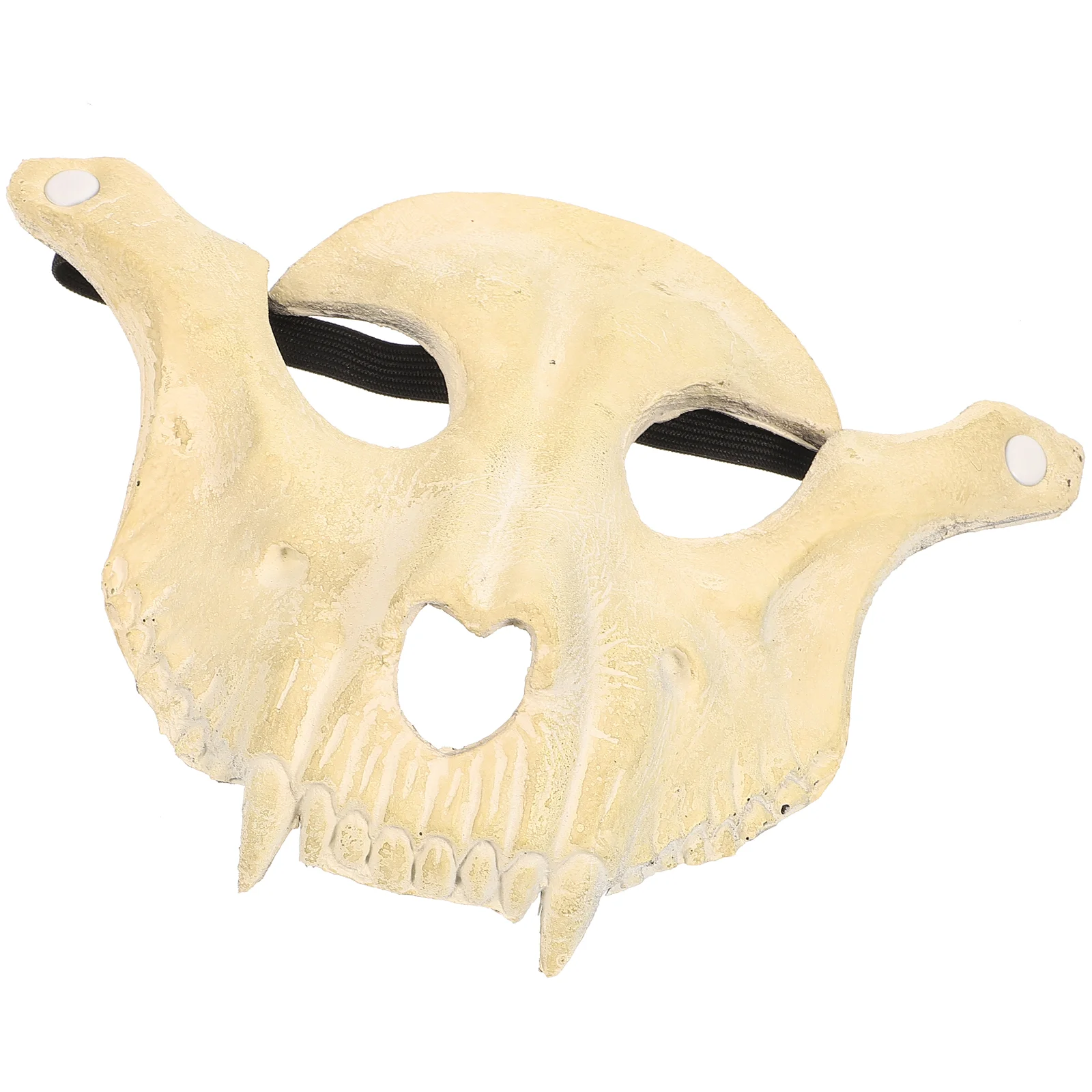 Maschera a forma di teschio di pecora per feste in costume di Halloween per adulti Bambino Materiale PU leggero Maschere horror spaventose Palle in maschera