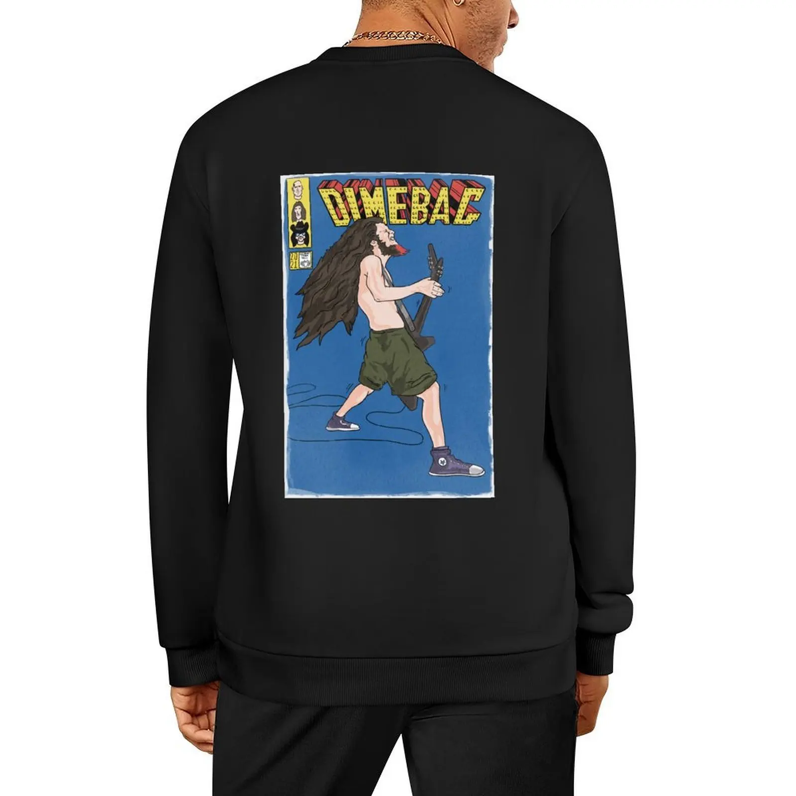 

Dime Store Comic Pullover men wear male clothes men's clothing men's autumn clothes sweatshirts men