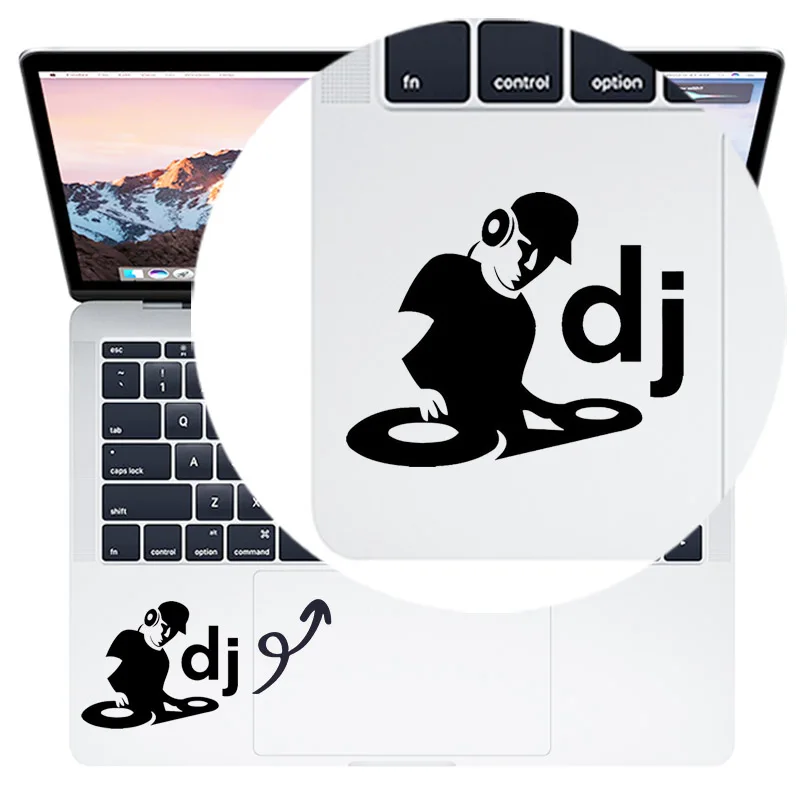 DJ Beating Disk Vinyl Laptop Sticker for Macbook Air Retina Pro 14 Mac Skin 13\
