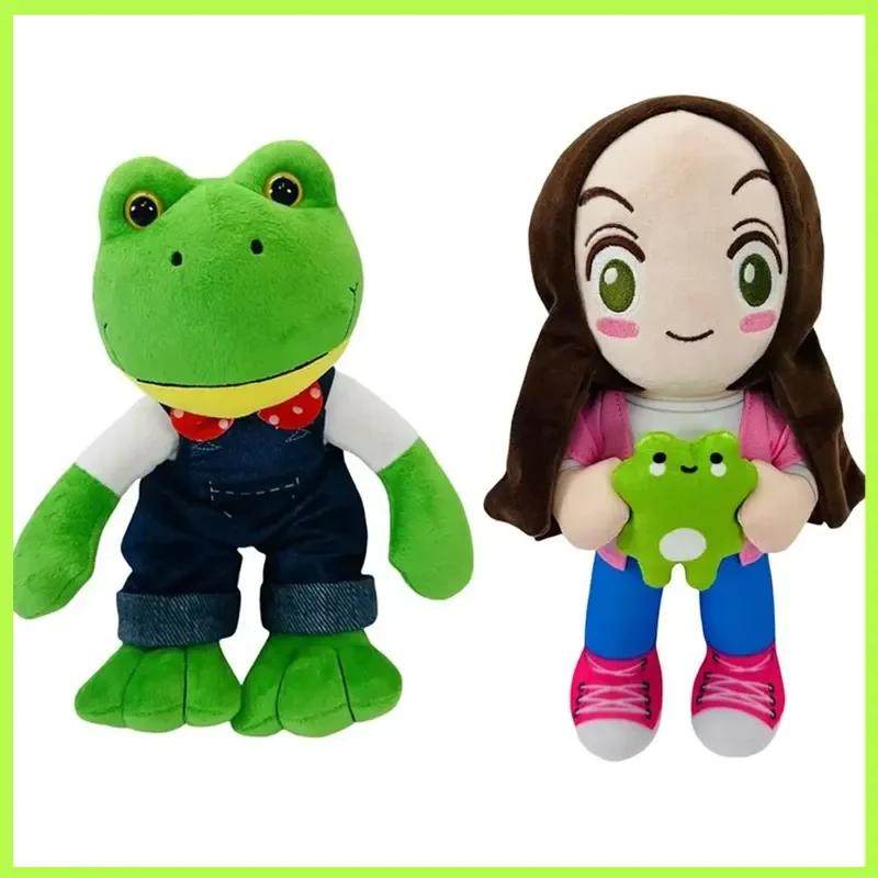 

New Cute Magic Tv & Movie Expression Plush Doll 25cm Cartoon Girl Plush Frog Toy Soft Long Leg Frog Kids