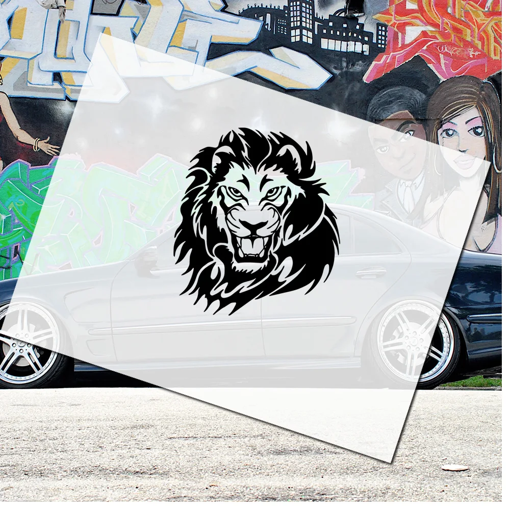 Cartoon The Retriever Lion King Stickers On Car Waterproof Vinyl Funny Crazy Sticker Accessories For Mazda Cruze Peugeot