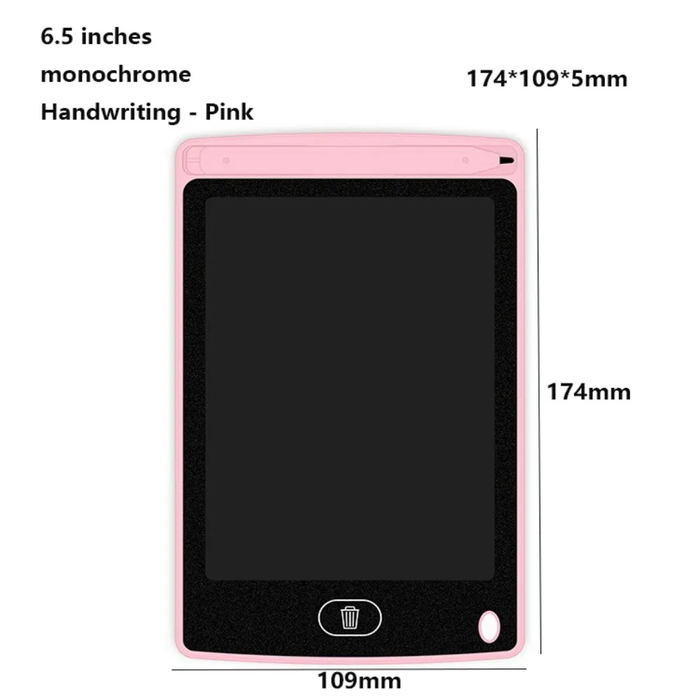 New 4.4/6.5in LCD Drawing Board Multicolor Plastic Writing Tablet Digit Magic Blackboard Art Painting Tool Child's Gift