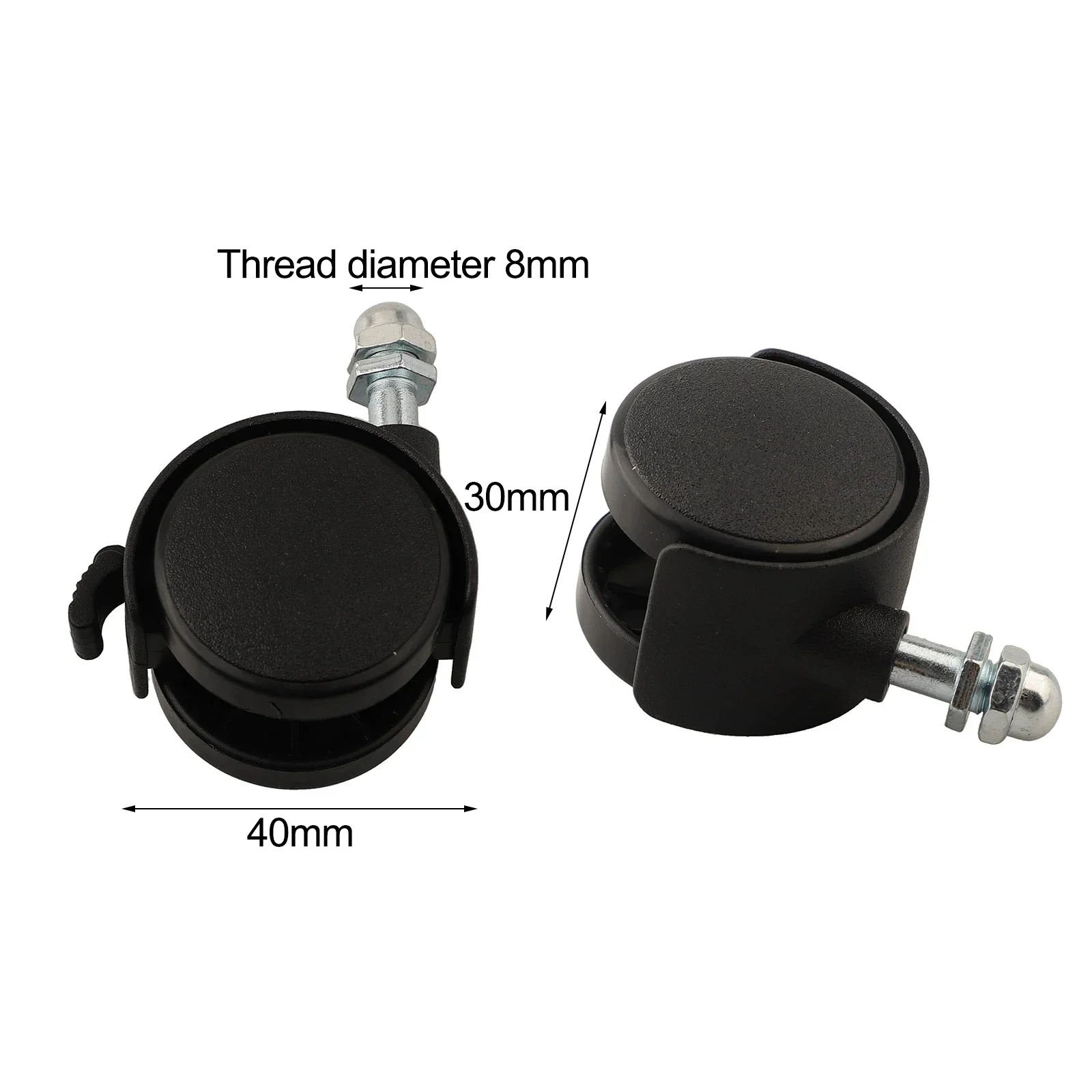 Caster Wheel Set Omni-directional Casters Heater Mobility Mobility Wheels For Heaters Home Appliance Wheels Precision Fit Design