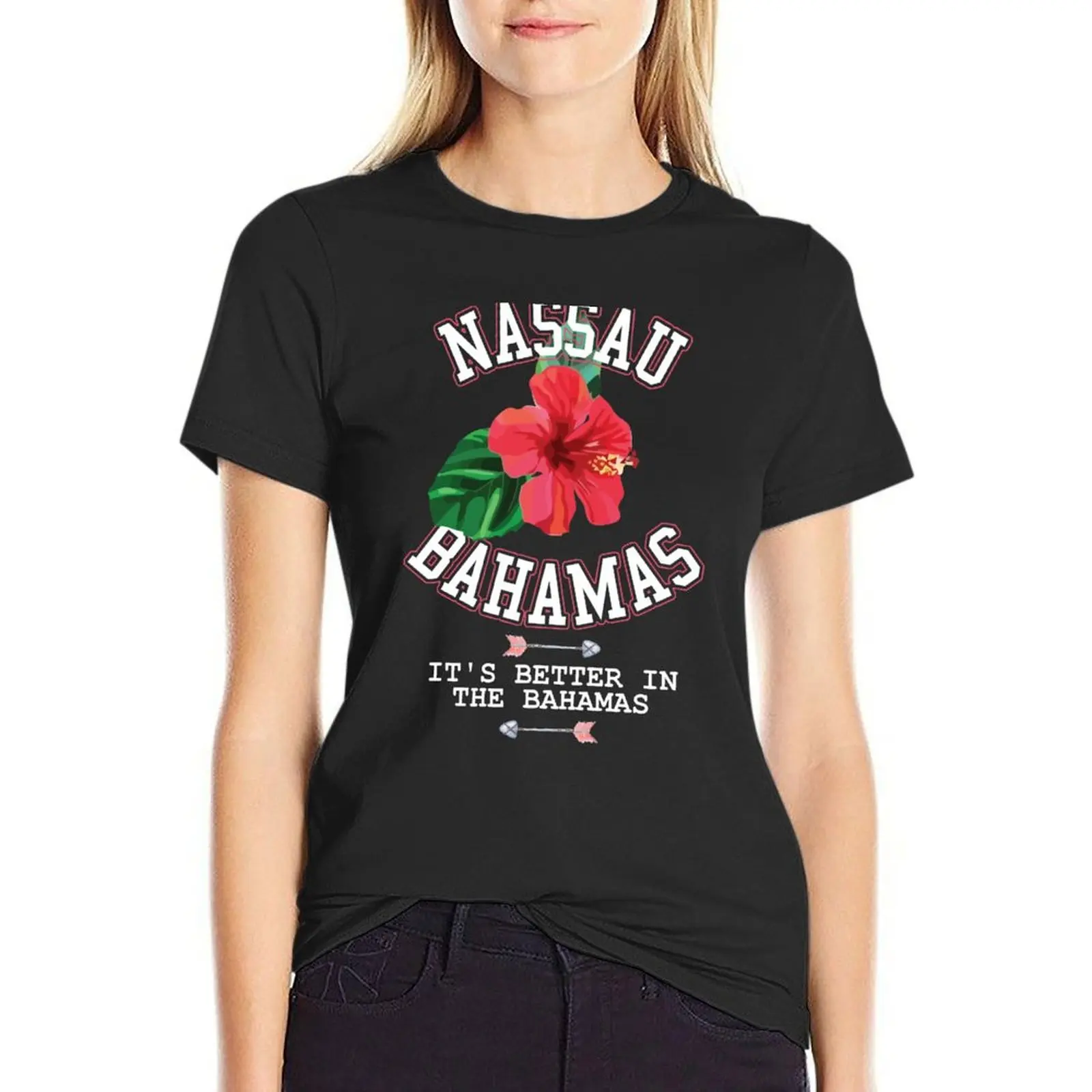 

The Bahamas Cruise Nassau Bahamas Travel Islands In Bahamas Souvenir Vacation Beach T-Shirt Blouse Women's tops