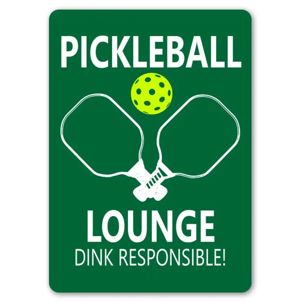 Pickleball Lounge Sign, Pickleball Sign, Pickleball Player Gift, Pickleball Gift, Pickleball Court, Sports Tin Signs Vintage Bar