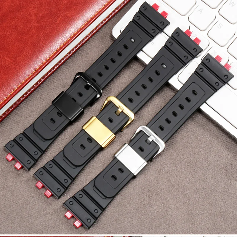 Hars Horloge Accessoires Подходит для Casio GMW-B5000 GM-B2100 Band heren Sport Waterdichte Zwarte Rub Категория Браслет