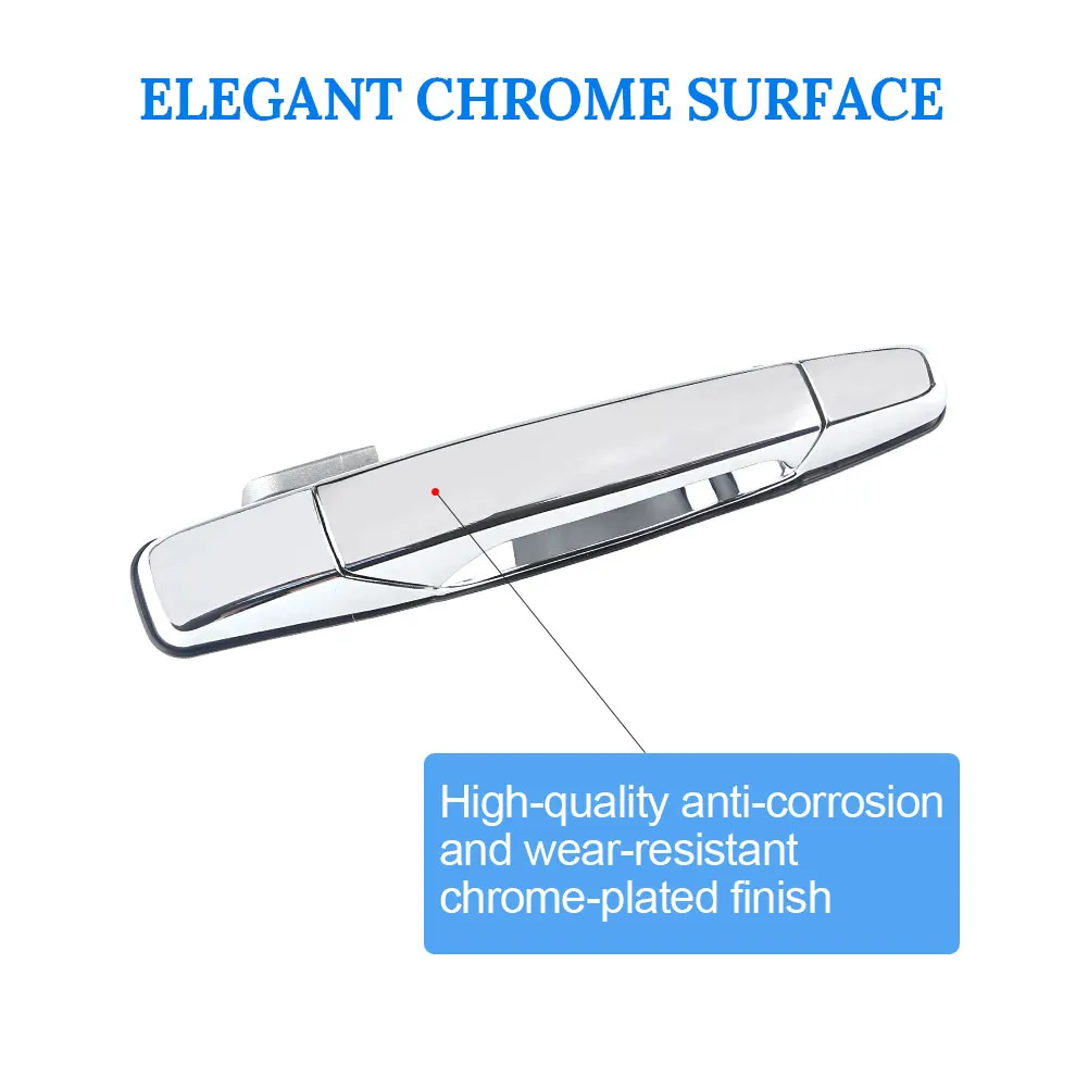 22738721 Outside Door Handle For Chevrolet Silverado Tahoe GMC Sierra Yukon Cadillac Escalade Pickup Exterior Chrome Door Handle