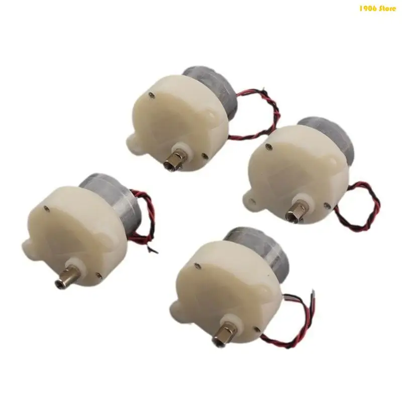 U1JB 3/6V Slow Speed Small 300 Gear Motor Reduction Motor Plastic Gearboxes for Stage Light/Toy Car Boats Model Enduring