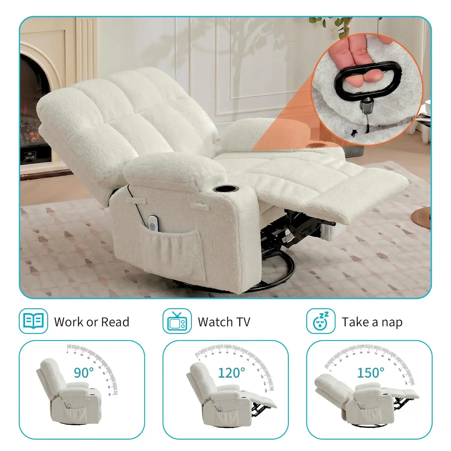 Oversized Massage Recliner 3