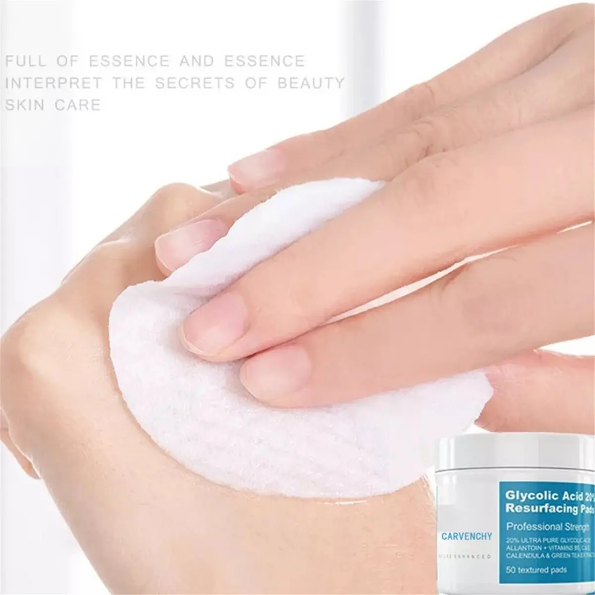 [NEW] Glycolic Acid Exfoliating Cotton Pad Relieve Skin Discomfort Shrink Pores Remove Blackheads