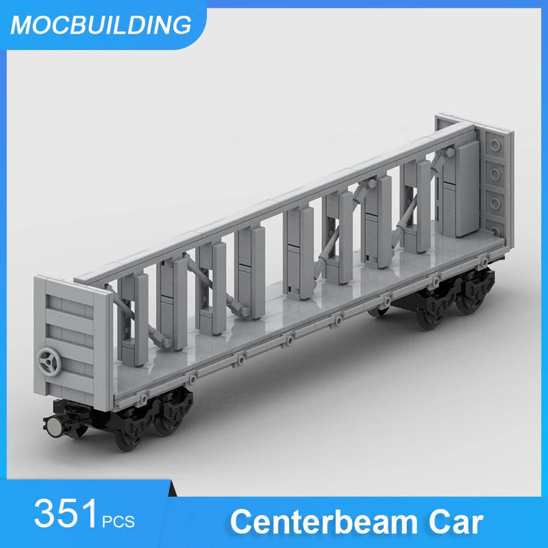 

MOC Building Blocks Centerbeam Car Model Works On R40 Truck Curves DIY Assemble Bricks Educational Creative Toys Gifts 351PCS