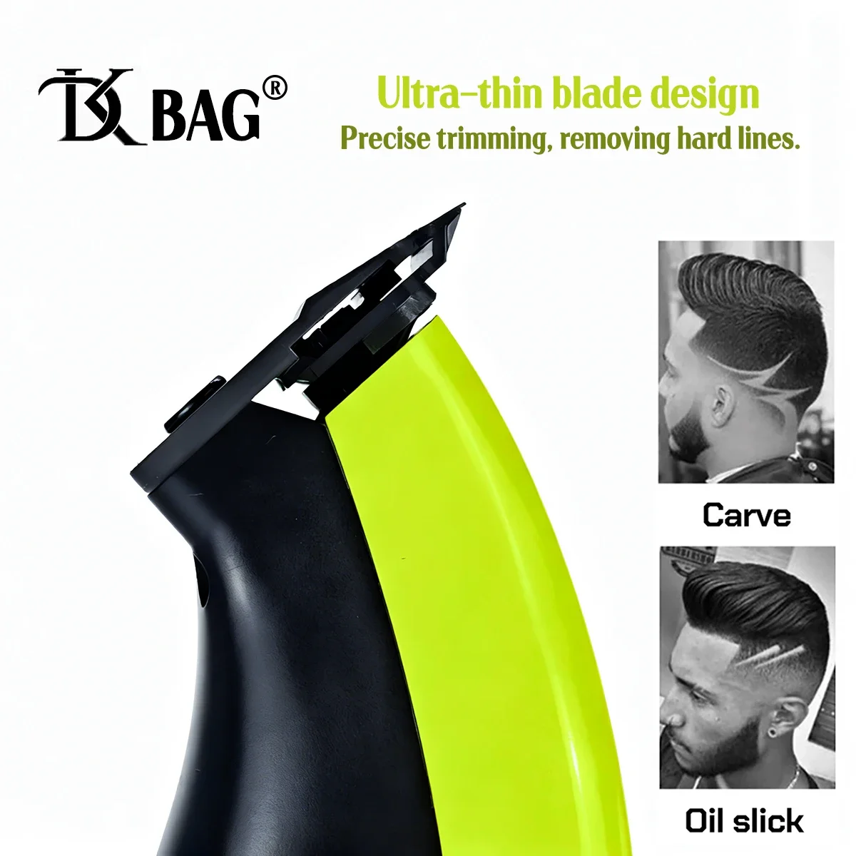 المهنية DK-088 فرش السيارات الشعر المتقلب 7500 دورة في الدقيقة DLC شفرة السيراميك مع قاعدة شحن المقص للرجل الحلاق 2000mAH #4