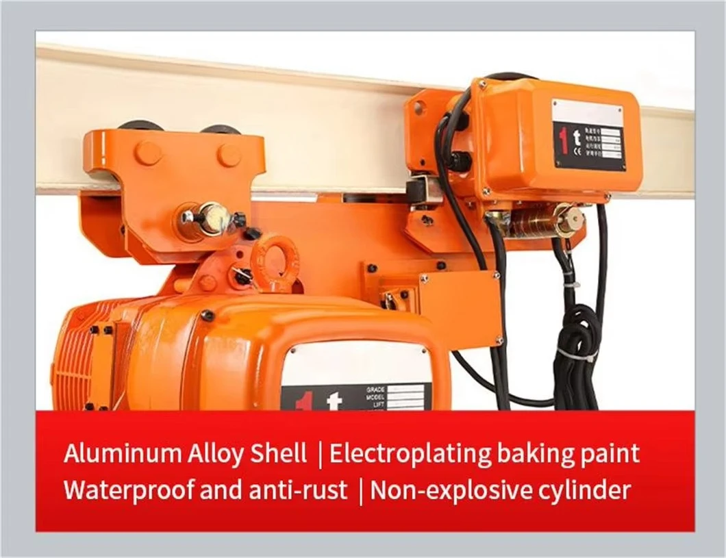 High Standard Control Electric Hoist 2 Ton High Speed Electric Chain Hoist