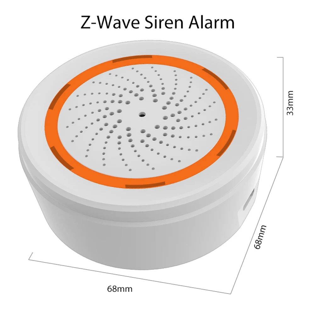 Smart Siren Alarm Tuya Zigbee Sound Light Sensor Smart Alarm Siren 90dB Alert App Remote Control Home Security Protection System