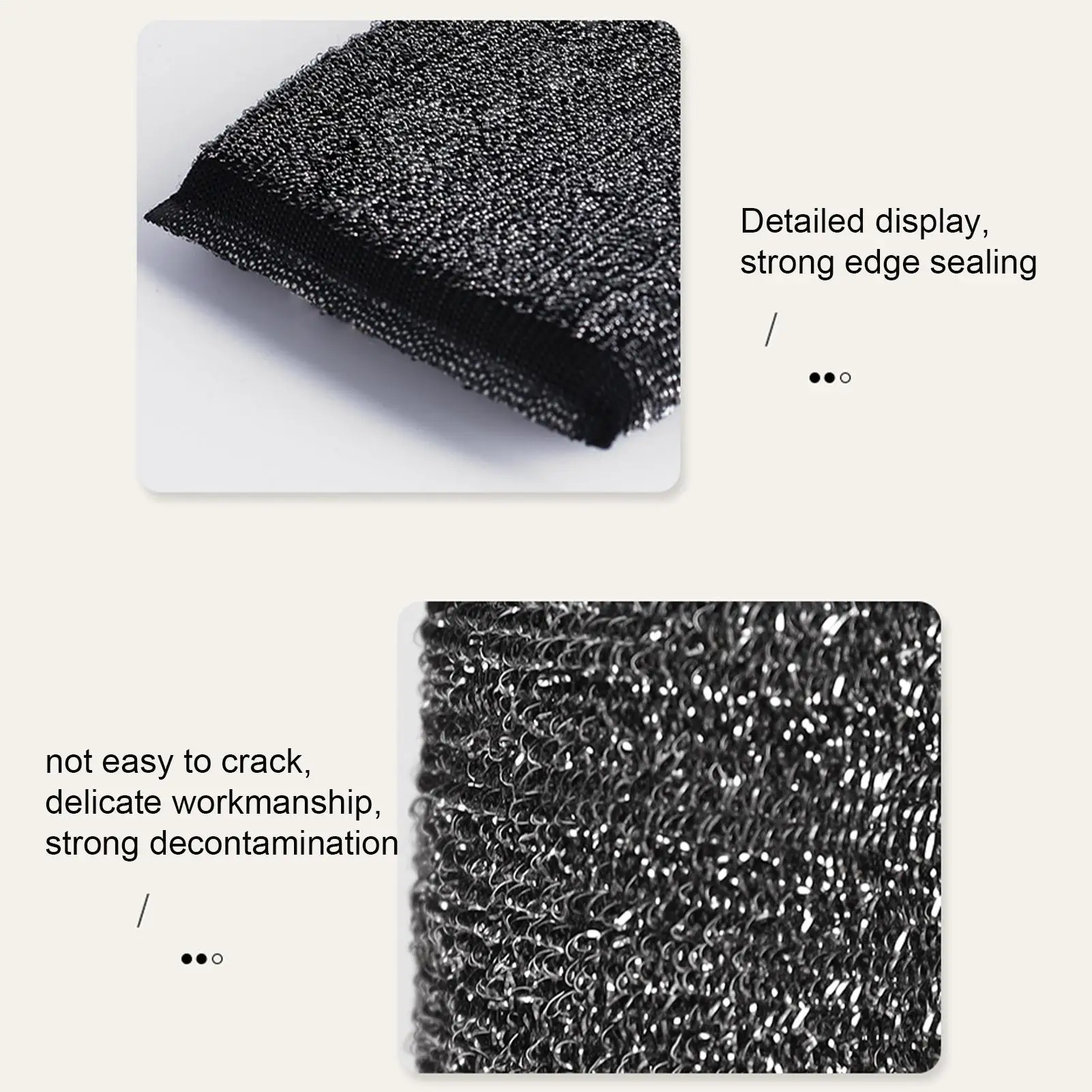 6 stücke Spülschwämme Küche Nicht-Scratch Waschen Peeling Pads Wiederverwendbare Geschirr Peeling Schwamm für Küche Haushalt Reinigung Werkzeuge