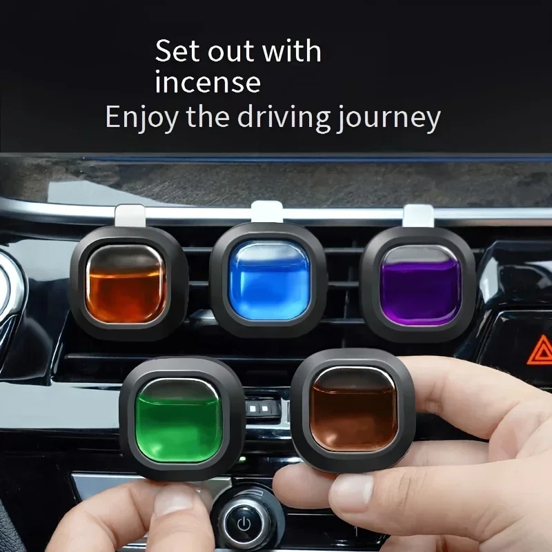 

1 PC Long-Lasting Car Air Freshener Vent Clip -Scented Odor Eliminator, 0.14 oz Each, Non-Toxic Fragrance Source for Fresh Car