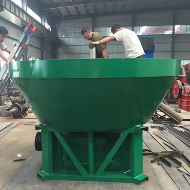 for High Output Wet Pan Mill for Large Mining Plant