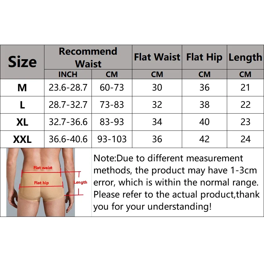 Men Shapewear Hip Shaper Butt Lifter Builder Fake Ass Padded Panties Underwear Male Men Tummy Control Shorts Butt Enhancer