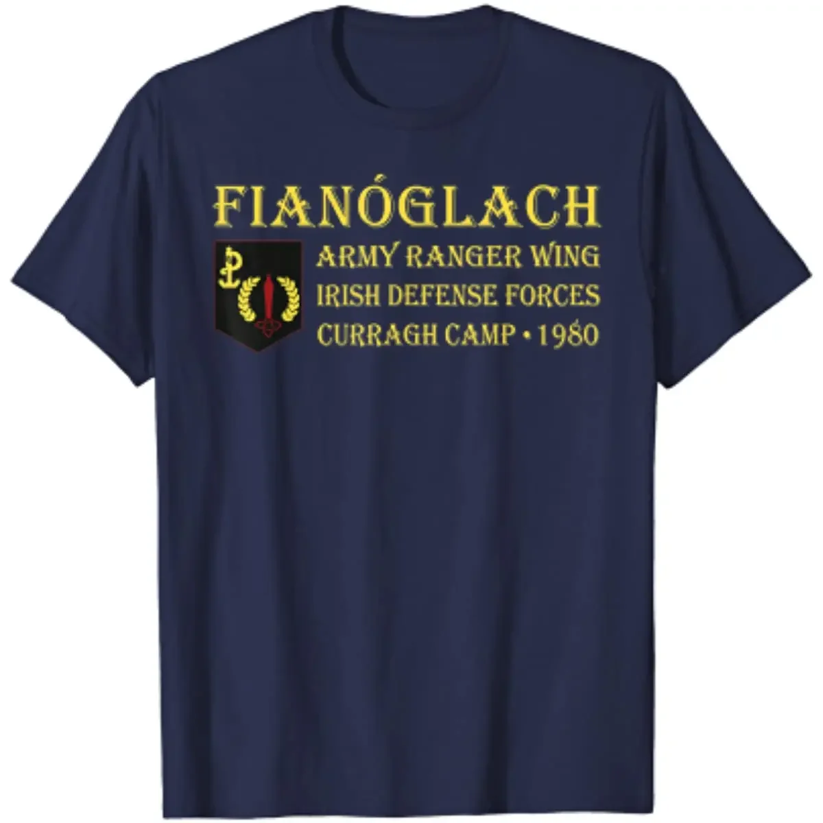 Irish Fianoglach Special Force Army Ranger Ireland Defence Men T-Shirt Short Sleeve Casual Cotton Boys T-Shirts