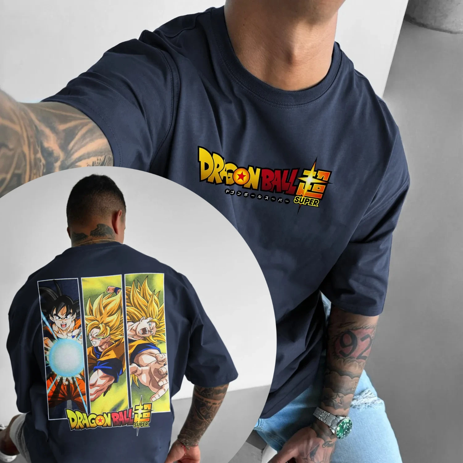 

Dragon Ball Trend Short Sleeve Summer Trend Comfort Sports Casual Half Sleeve Popular Couple Clothing Half Sleeve Short Sleeve