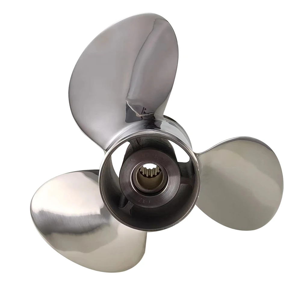 Excellent 50~130 Horsepower Mirror Polish Ship Boat Marine Stainless Propeller For Yama Outboard Engine