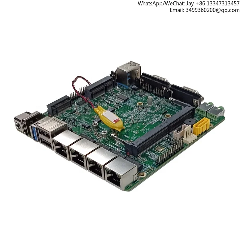 

Материнская плата Nano PC на базе процессора Atom J6412, плата Nano-ITX, одноплатный компьютер, безвентиляторная встраиваемая материнская плата, промышленный SBC