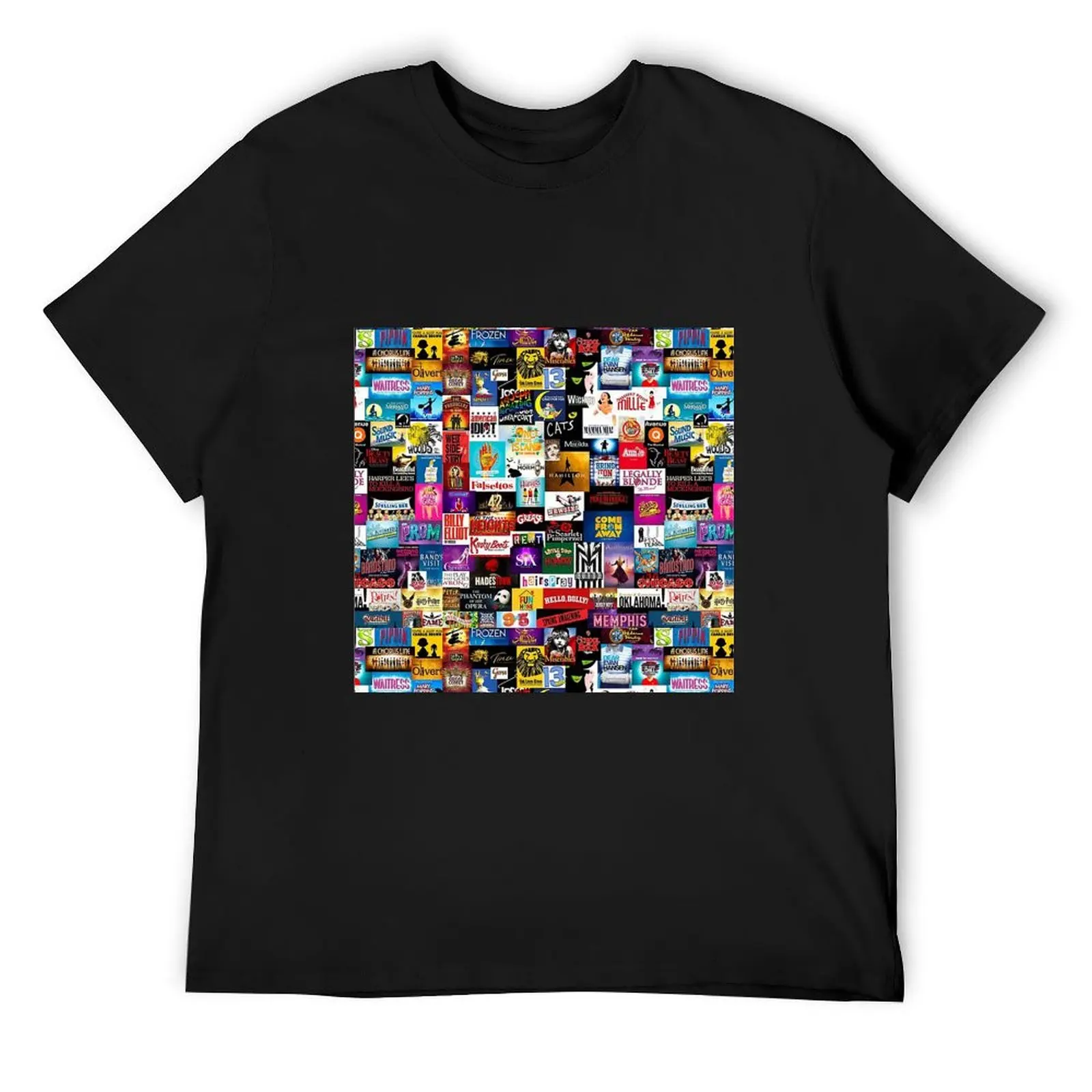 

rare Musicals Collage III T-Shirt heavyweights korean fashion graphic t shirt vintage t shirts for men graphic