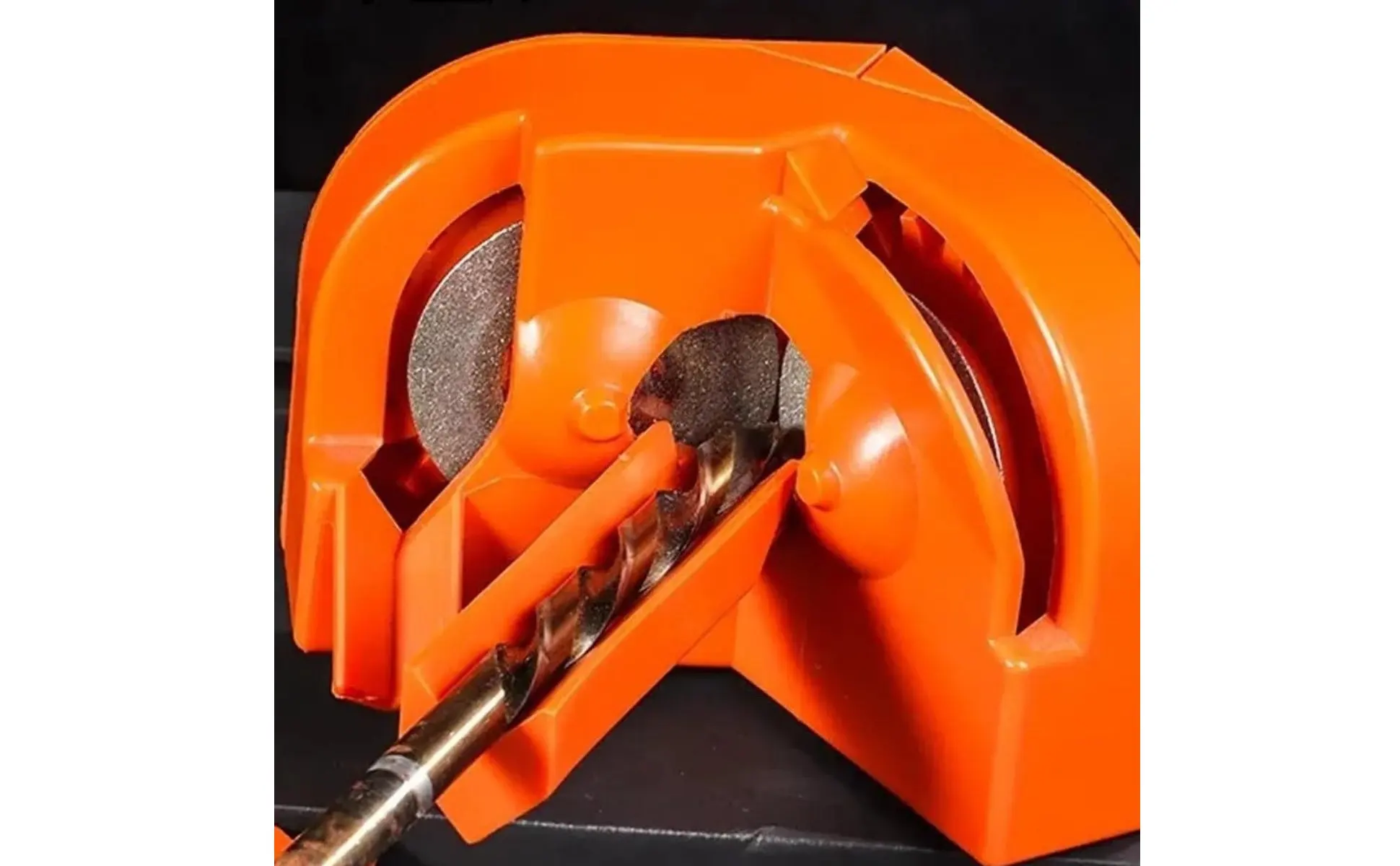 Drill Bit Grinder Easy to Use Portable Drill Grinder Power Tool Accessory Quick Sharpening Long-Lasting Construction for Garage