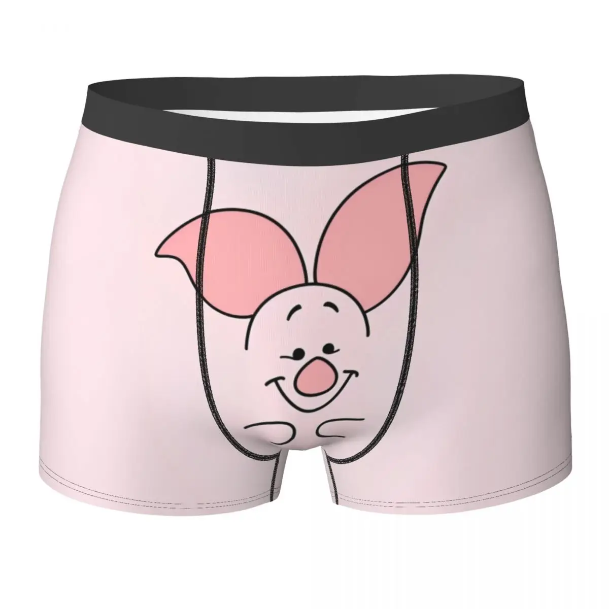 

Cartoon Piglet Winnie The Pooh Boxer Brief Underwear Hot Sale Men's Comfortable Boxer Shorts Printed Large Size Panties
