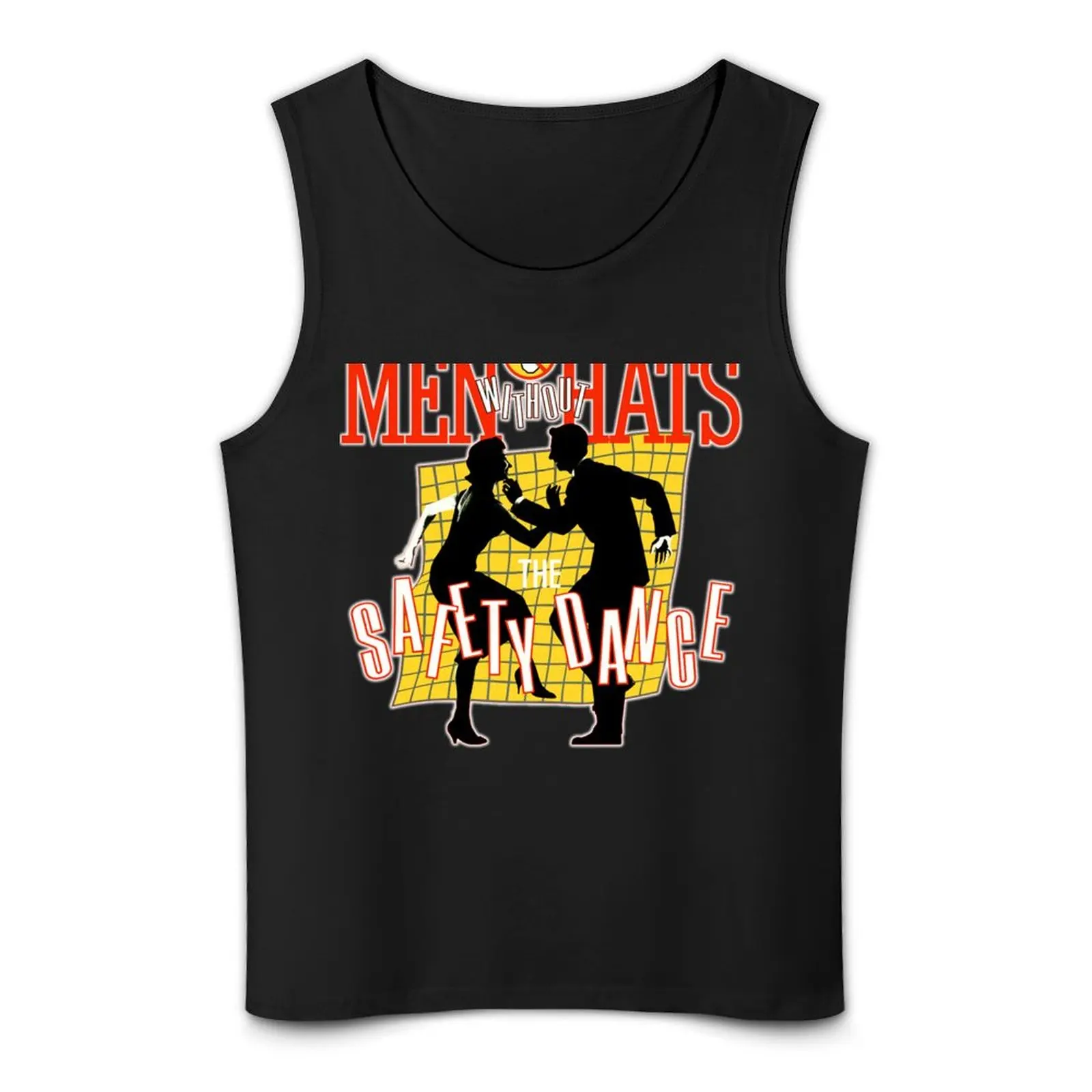 the-safety-men-without hats-dance Tank Top summer clothes man 2024 gym wear men Sports shirt man fitness clothing for men image 4