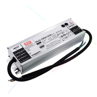 MEAN WELL LED Power Supply HLG-185H-42A 42V Adjustable LED driver 110V/220V AC to 42V DC 4.4A 185W waterproof IP65 Transformer