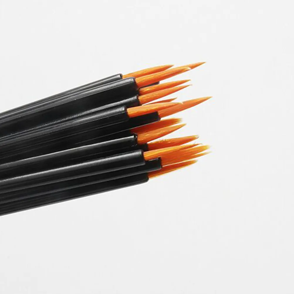 100Pcs Disposable Eyeliner Brushes Thin Tip Fiber Applicators Eyeliner Brush Set Eye Makeup Tools Cosmetics Brush Professional view 2