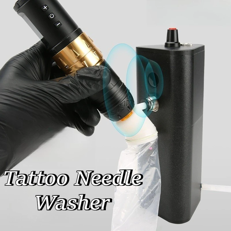 

Electric Needle Washing Machine Permanent Makeup Needle Cleaner Machines Wireless Needles Washing Equipment Tattoo Supplies
