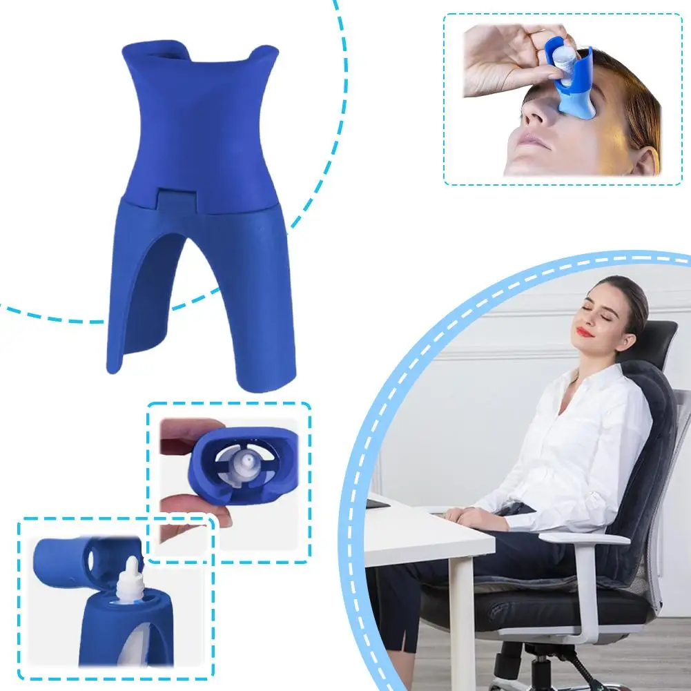 قابلة لإعادة الاستخدام حامل قطرات العين قطرات زجاجة مساعد مراهم العين قطرات حامل جهاز مريح قطرة العين دليل المعونة مساعدة قضيب #1