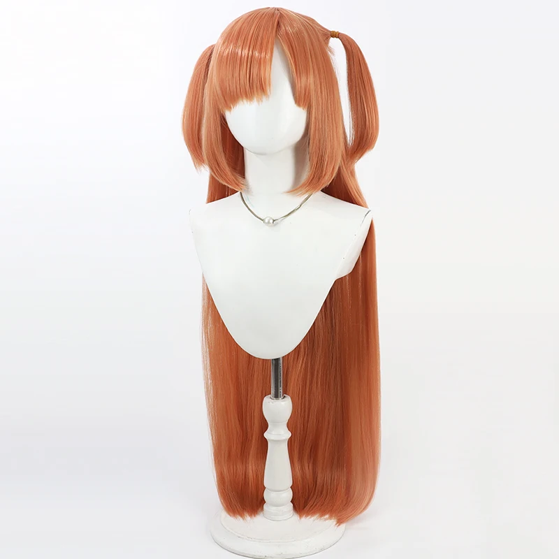 Virtual youtuber kirara tamako peruca cosplay festa de halloween prop cabelo sintético fibra resistente ao calor + touca peruca