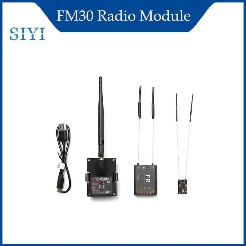 

Радиомодуль SIYI FM30 для дальней связи, передатчик, телеметрия, Bluetooth, мини-приемник, OpenTX ExpressLRS 2.4G, 30 км, запчасти для радиоуправляемых моделей