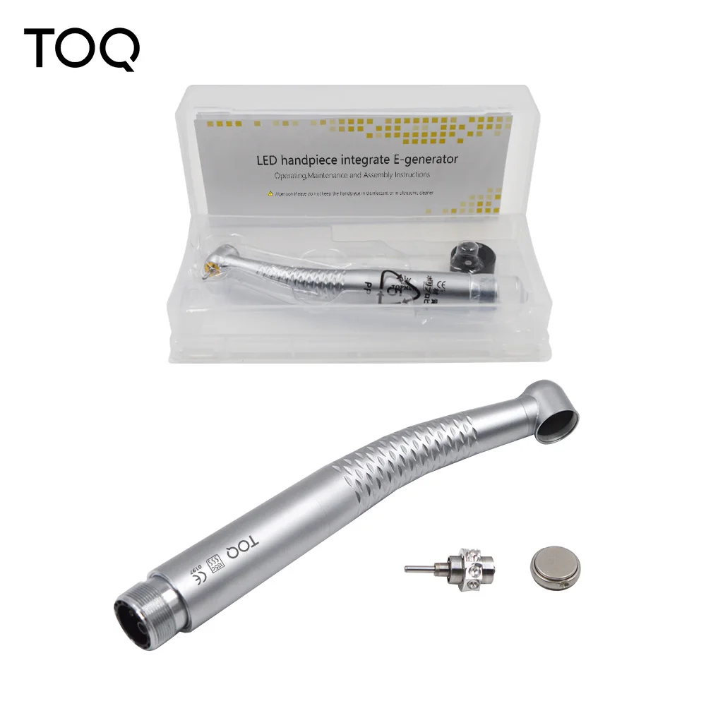 Dental High Speed Handpiece 5 Led light Standard Head Air Turbine Dentist Tooth Repair Material Ceramic Bearing 5 Water Sprays