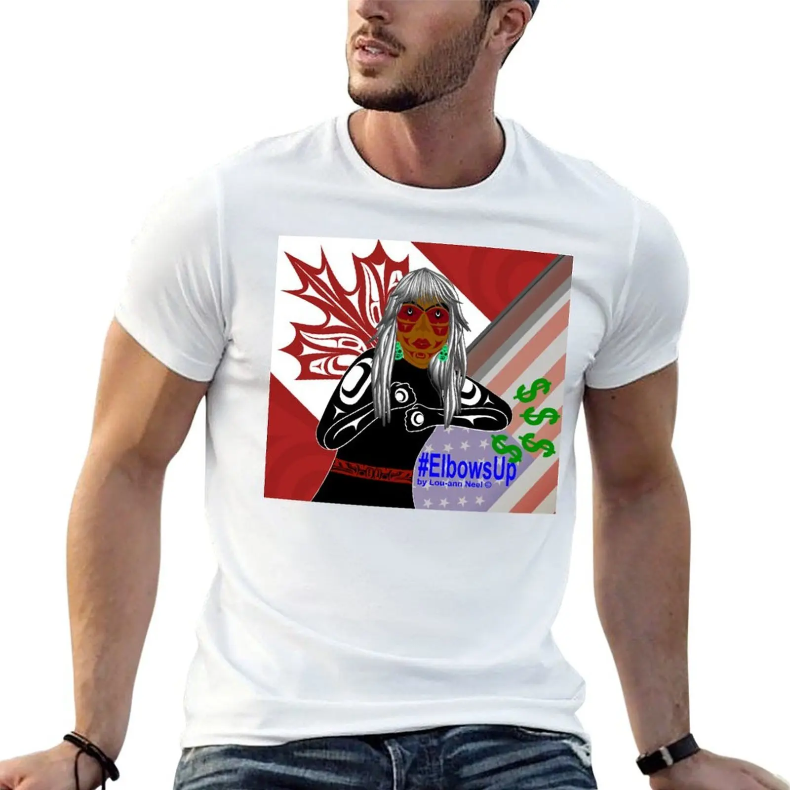 Elbows Up T-Shirt gifts for boyfriend luxury t-shirt mens designer clothes