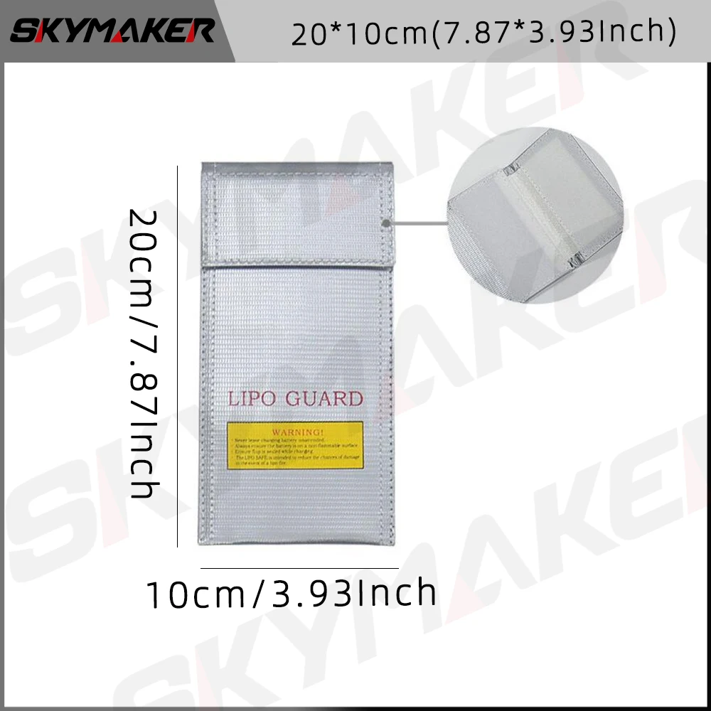 LiPo-Akku-Sicherheitstasche, feuerfest, wasserdicht, hochwertig, RC Safe Guard Charge Sack für Lipo-Akku, Racing, Drohne, RC-Modellteile