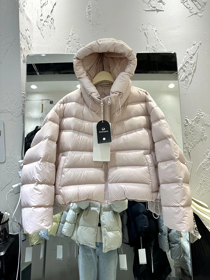 

90% белое ду пуховое пальто Jaet ort Sle, женское пальто с капюшоном, повседневная модная зимняя верхняя одежда, новинка 2025 г.