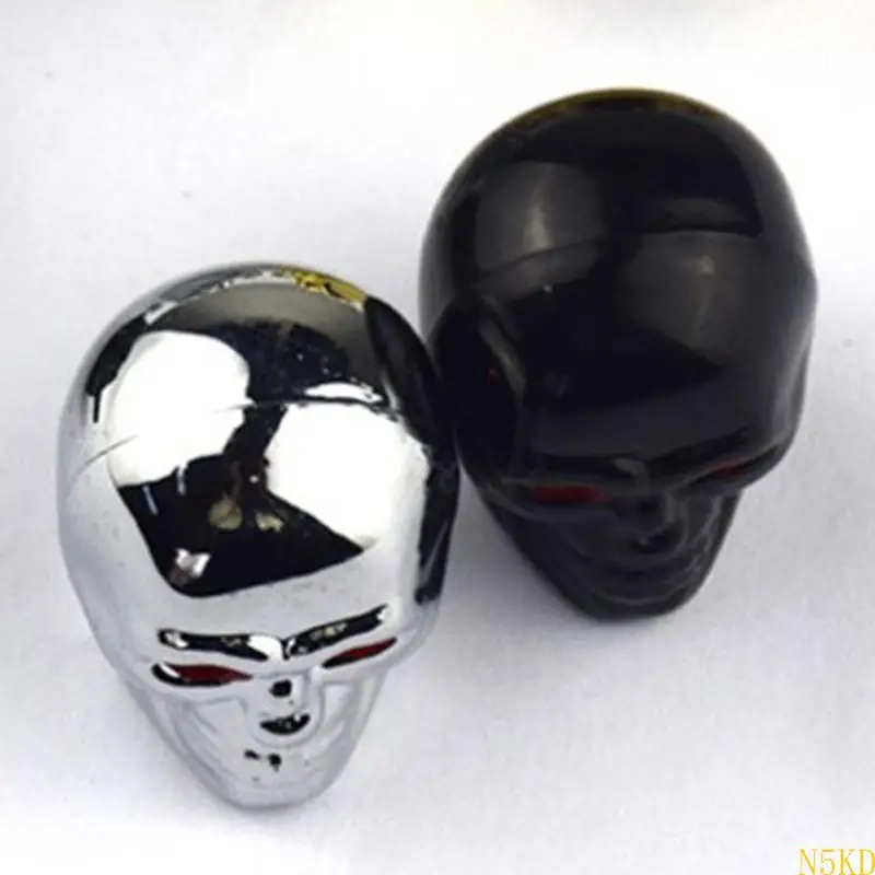 

N5KD Car Wheel Skull Anti-rust Tire Valve-Stem Caps Decoration for Auto Styling 4 Pcs Set Anti-theft Airtight Seal Covers