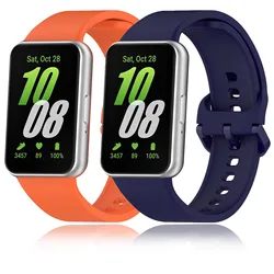 Bracelet en silicone souple pour Samsung Galaxy Fit 3 Accessoires Bracelet de remplacement Bracelet de montre pour Samsung Galaxy Fit 3 Bande de SM-R390