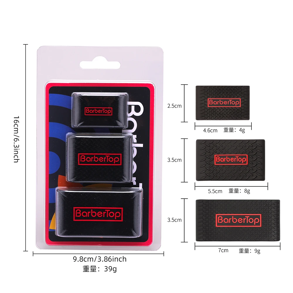 l3Pcs/set Professional Non Slip Barber Clipper Bands Heat Resistance Barber Sleeve For Hair Clipper Electric Trimmer Sleeve Tool
