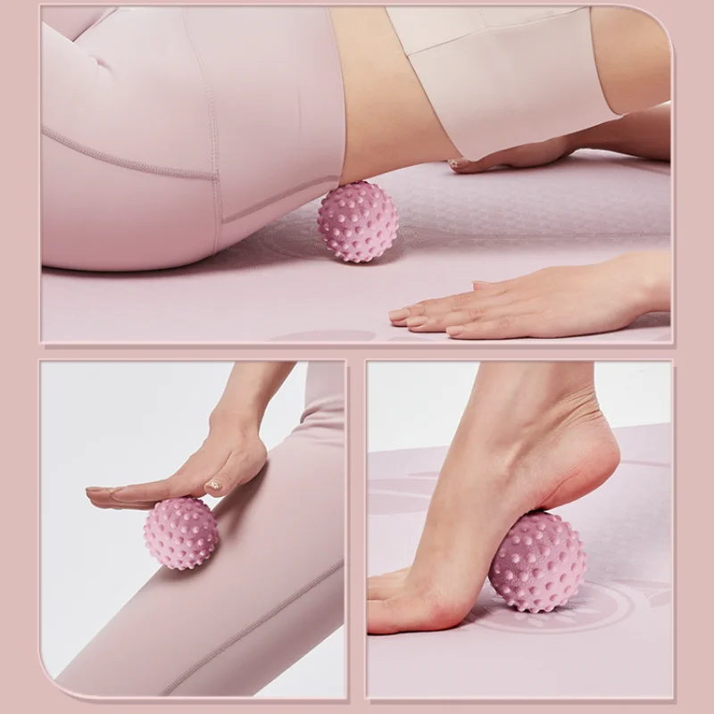 Bola de Yoga Massagem TPE, Exercício Médico, Peanut Fascia Roller, Pé Traseiro, Relaxar Músculos, Ombro, Pescoço, Sólido, Ginásio