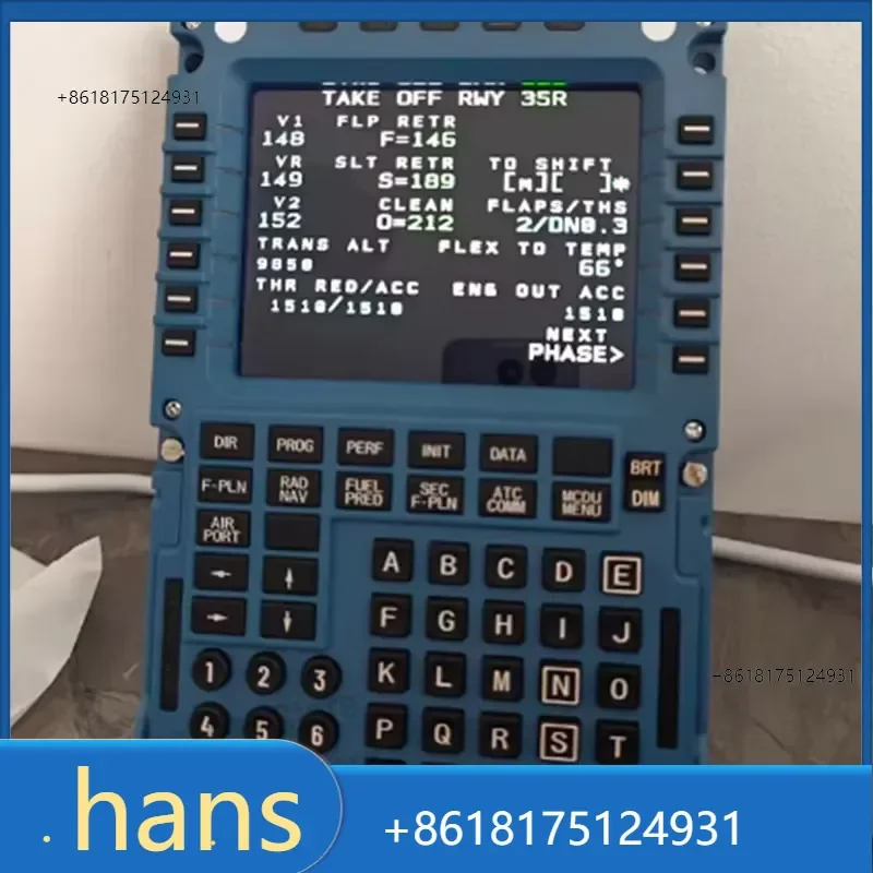 2026 Factory Direct Sales WINWING Flight Simulator MCDU Toliss Fenix Flight Control Display Civil Aviation Control Panel A320