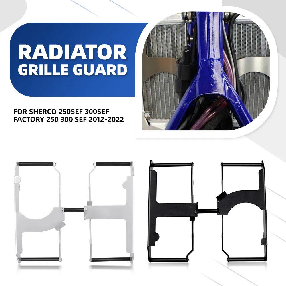 

2024 2023 FOR SHERCO 250SEF 300SEF FACTORY 250 300 SEF 2012-2019 2020 2021 2022 Radiator Grille Cover Guard Protection Protetor