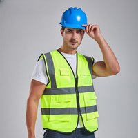 High Visibility Reflective Vest Working Clothes Motorcycle Cycling Sports Outdoor Reflective Safety Clothing Reflective Jacket