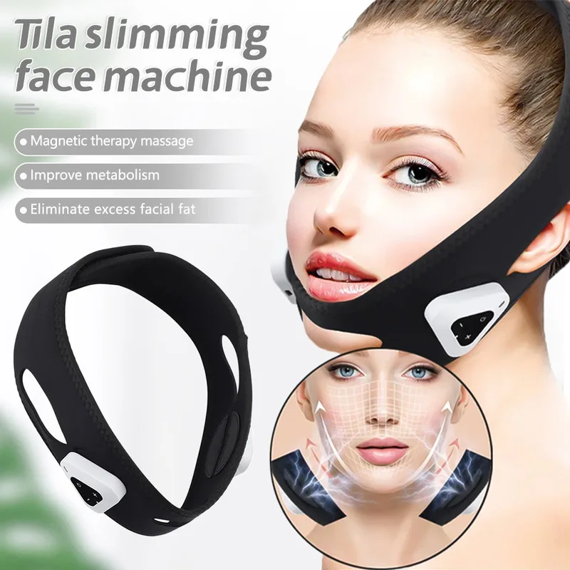 V-face Micro Current Massager EMS Beauty Facial Instrument Wrinkle Removal Chin Face Slimming Tool Micro Current Slimming Face